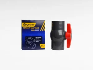 Compact Ball Valve 1.1/2-Inch UPVC Sch-80 Hydroplast