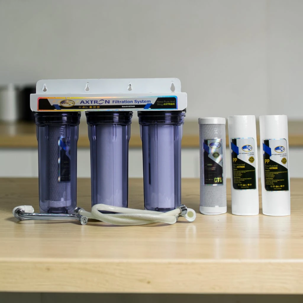 Axtron 3 Stage Water Filter Crystal