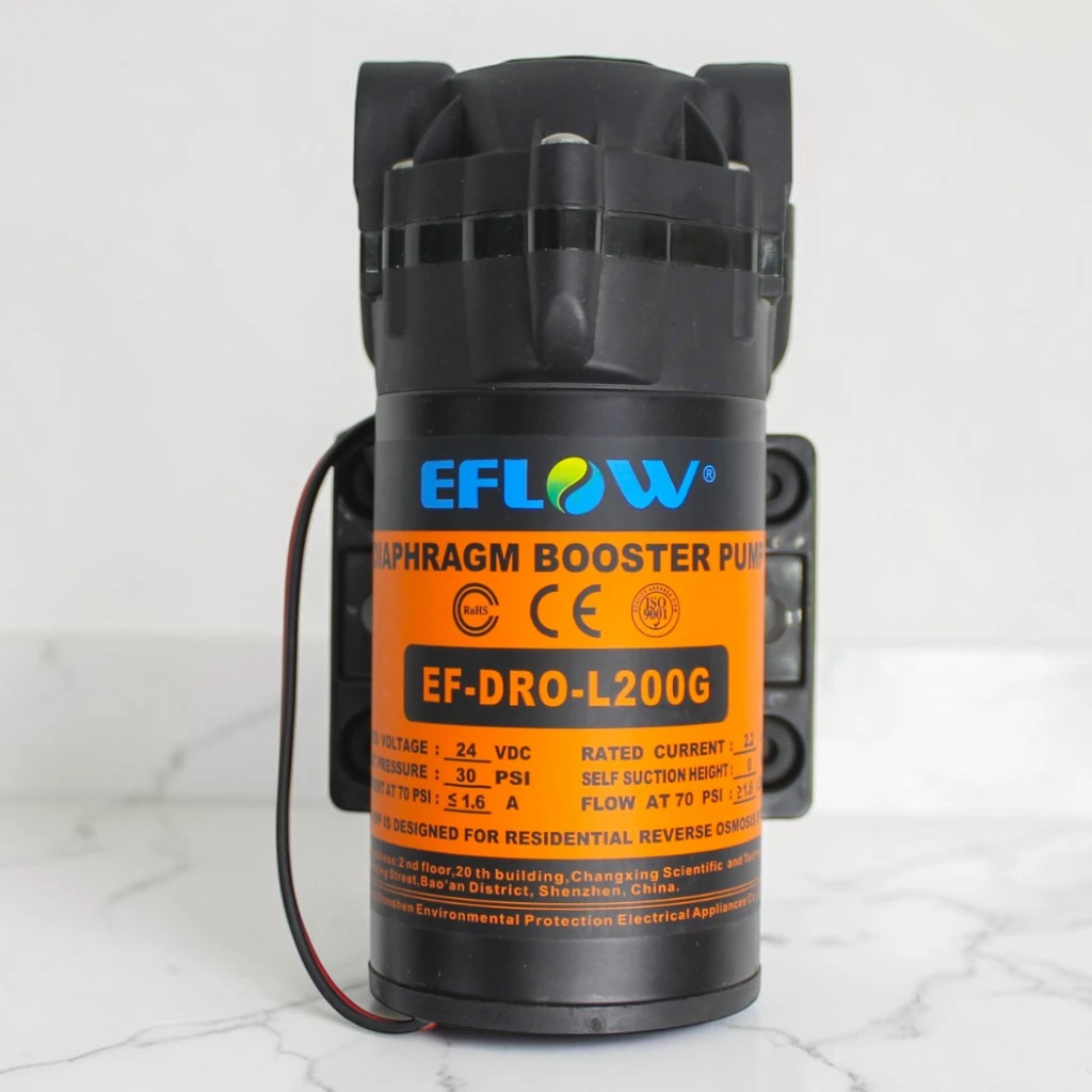 Eflow Diaphragm Booster Pump 200 GPD