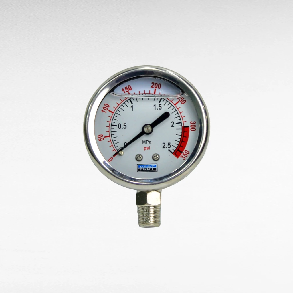 Top 350 PSI Water Pressure Gauge for Commercial RO Water Filter Plant