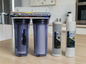 Axtron 2 Stages Brass Bush China Crystal Water Filter