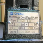 Lyson 4×22 TP Multistage Vertical Centrifugal Pump – High-Pressure Stainless Steel RO Water Pump for Industrial & Commercial Water Filtration Systems in Pakistan | Best Price