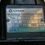 Lyson 8×12 TP Multistage Vertical Centrifugal Pump – High-Pressure Stainless Steel RO Water Pump for Industrial and Commercial Filtration Systems in Pakistan | Best Price