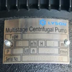 Lyson 8×40 SP Horizontal Centrifugal Pump – Stainless Steel Water Pump for RO Filtration Systems in Pakistan | Best Price in Pakistan