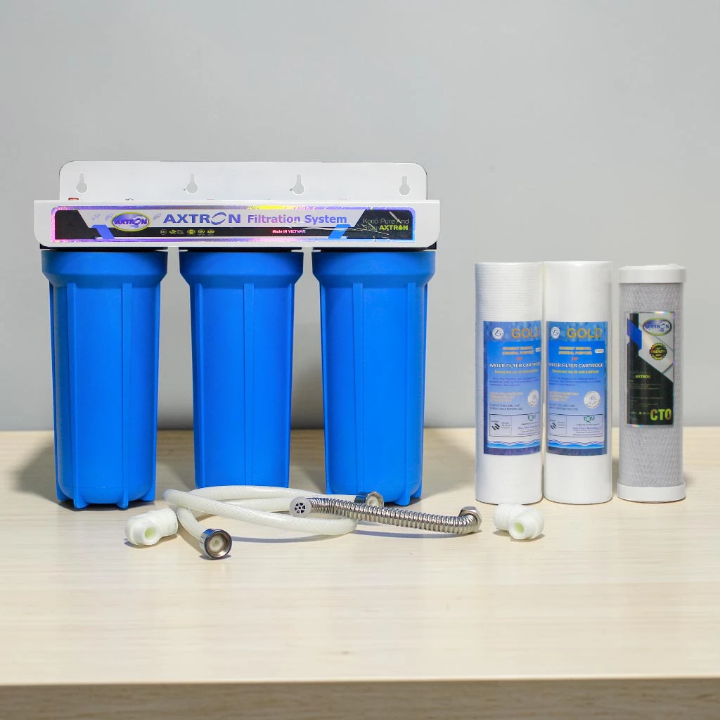 Axtron 3 Stage Brass Bush Water Filter