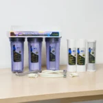 Axtron 3 Stage Brass Bush China Water Filter Crystal | Triple Stage Water Purifier System for Home Use in Pakistan
