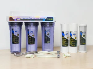 Axtron 3 Stage Brass Bush China Water Filter Crystal