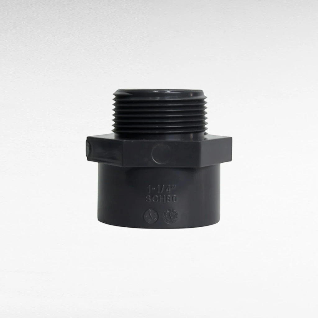 Socket Male 1.1/4-Inch UPVC Sch-80 Hydroplast for Commercial Water Filter Fitting in Pakistan