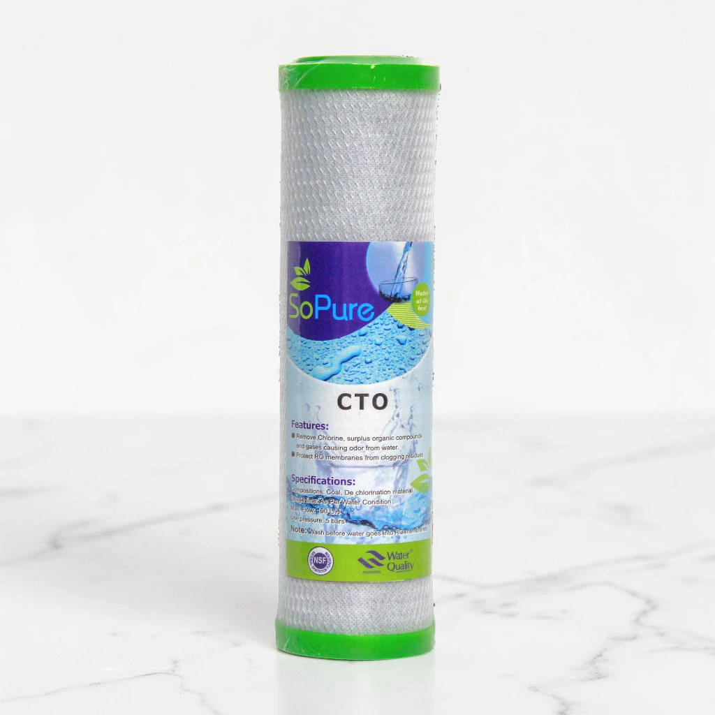 So Pure CTO Activated Carbon Block – 10-Inch Cartridge for Domestic RO Water Filter in Pakistan | High-Quality Carbon Filter Best Price in Pakistan