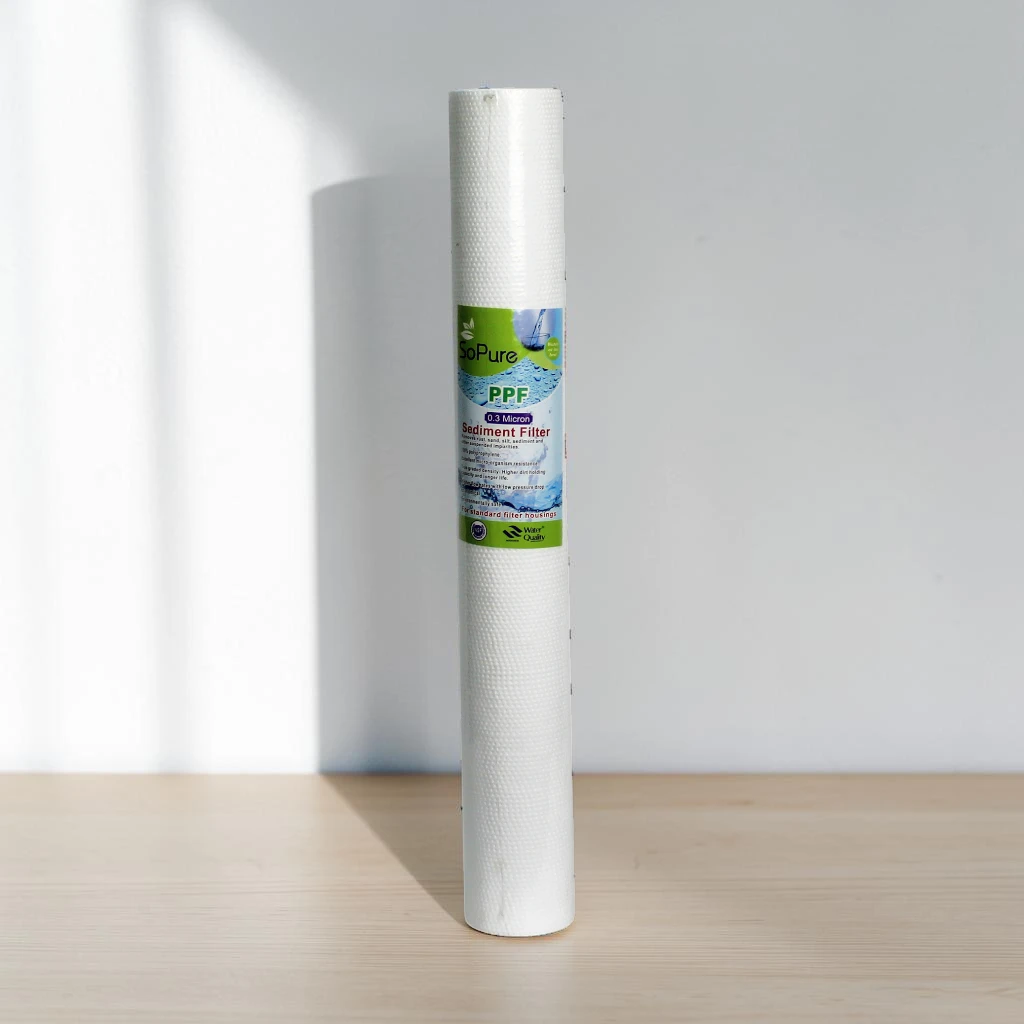 So Pure Slim PPF Sediment Filter Cartridge 0.3 Micron – 20 Inch for RO Water Filter in Pakistan