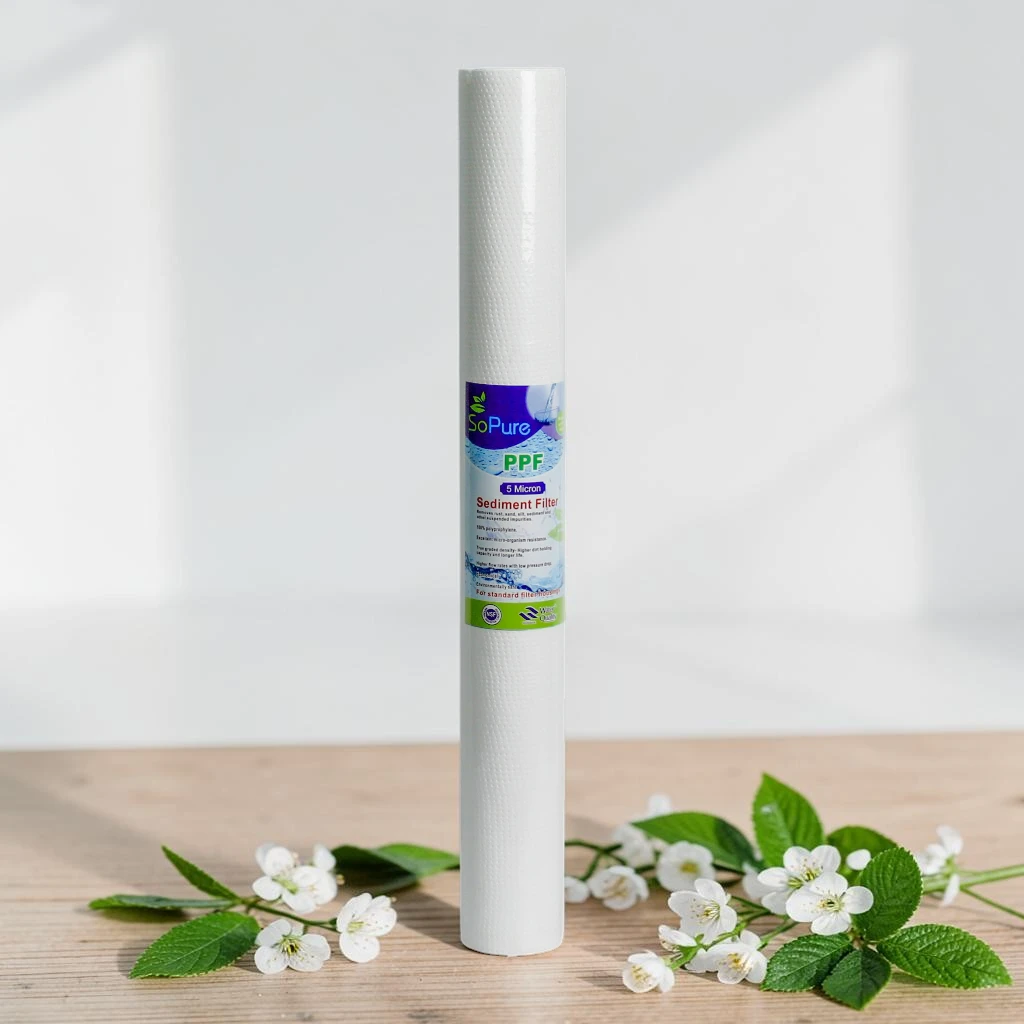 So Pure Slim PPF Sediment Filter Cartridge 5 Micron – 20 Inch for RO Water Filter in Pakistan