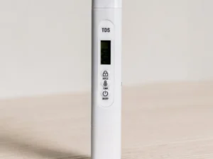 PureAlert Pro digital TDS water quality alarm tester with LCD display HOLD TEMP and ON/OFF buttons white pen design available in Pakistan
