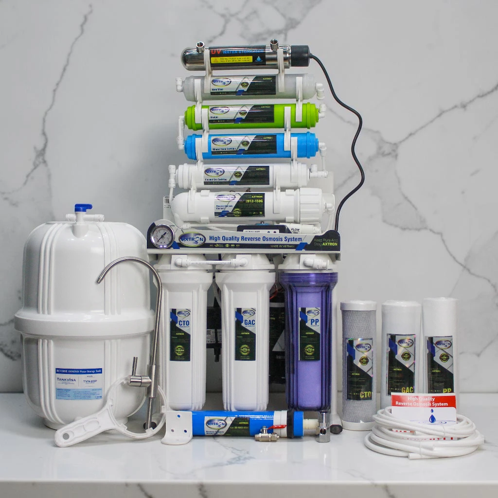 Axtron 9 Stage RO Plant with UV Sterilizer