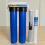 Axtron 2 Stage Slim Water Filter – Complete Sediment & Carbon Filtration System with Fittings