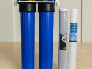 Axtron 2 stage slim water filter complete kit with PPF and CTO cartridges