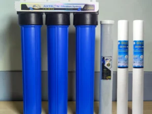 Axtron 3 stage slim water filter complete kit with CTO and PPF cartridges