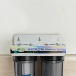 Axtron 2 Stage Slim Water Filter Crystal Housing – Complete Sediment & Carbon Filtration System (Indoor Use)