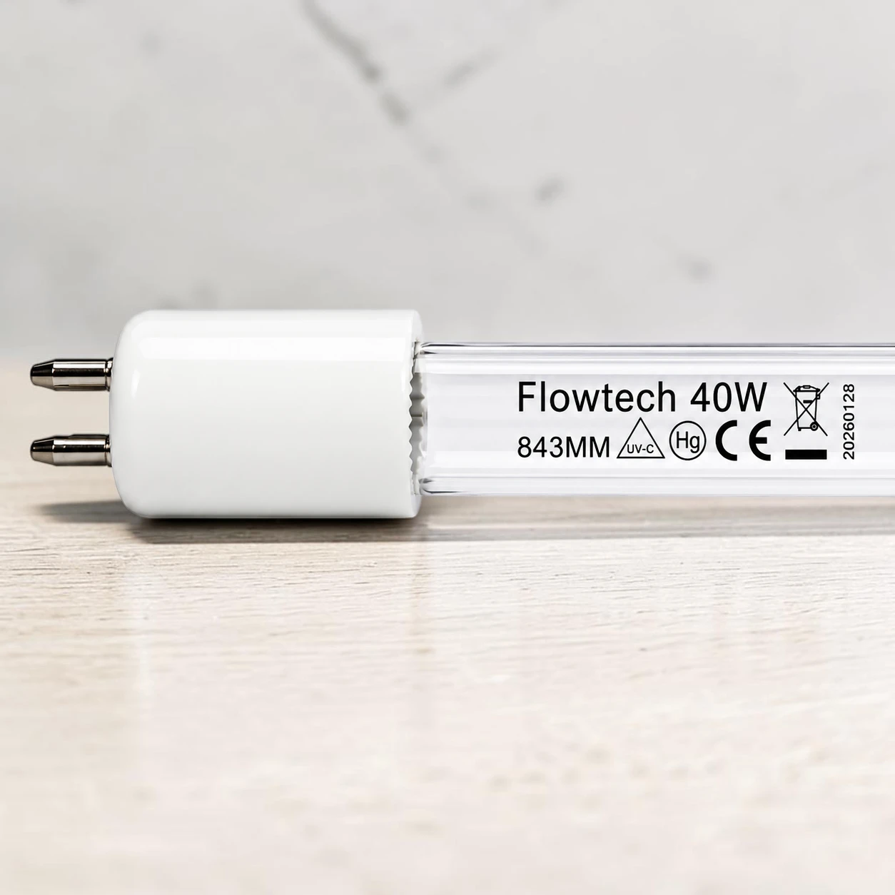 Flowtech UV Lamp 33 Inch 40W – Heavy-Duty Replacement UV-C Bulb for Large Commercial RO Systems
