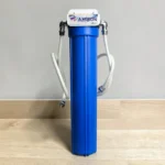 Axtron Single Stage Semi Commercial Slim Water Filter (Blue) – Complete 20 Inch Filtration System with Fittings