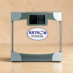Axtron Fitness Digital Bathroom Weighing Scale – Glass Platform (200 KG Capacity)