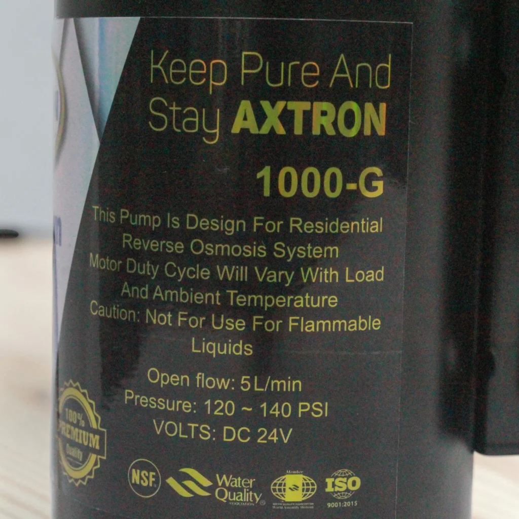 Axtron Grand Forest 1000 GPD RO booster pump price in Pakistan with wall brac