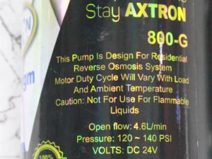Axtron Grand Forest 800 GPD RO Booster Pump